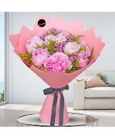  Fragrance  Peonies  wrapping Bouquet