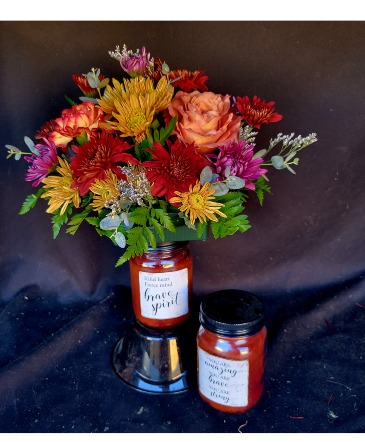Fragrant Fall Arrangement in Longview, WA | Banda's Bouquets
