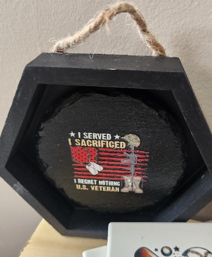 Framed Slate Coaster Gift