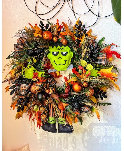 Frankenstein Wreath 