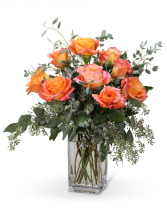 Free Spirit Roses (9) Flower Arrangement