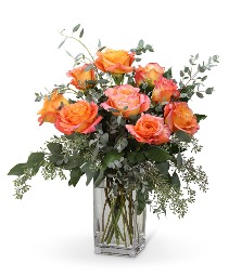 Free Spirit Roses (9) Flower Arrangement