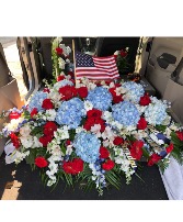 Freedom Flies Casket Spray