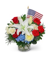 Freedom Remembrance Flower Arrangement