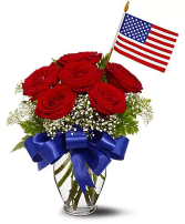 Freedom Roses Arrangement