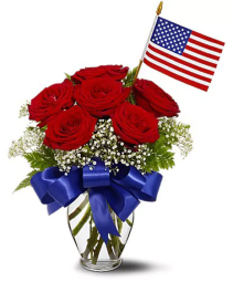 Freedom Roses Arrangement