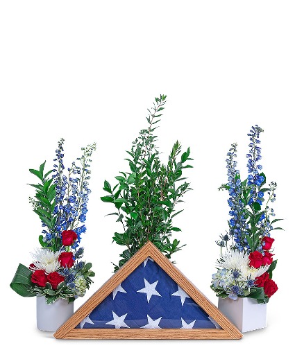 Freedom Tribute Sympathy Arrangement