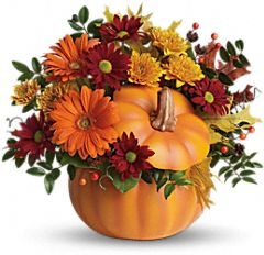 Fresh Country Pumpkin centerpiece