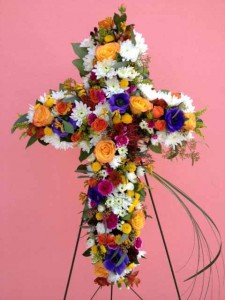 Fresh Cross Wreaths, and Crosses