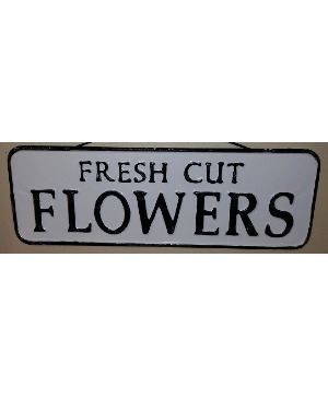 Fresh Cut Flowers Sign 