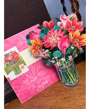 Fresh Cut Paper Pop up Cards Gift