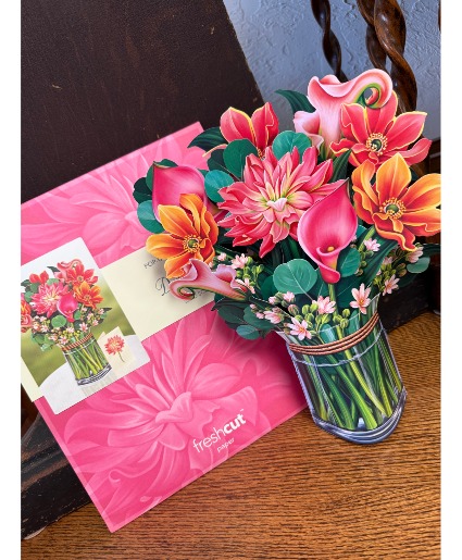 Fresh Cut Paper Pop up Cards Gift