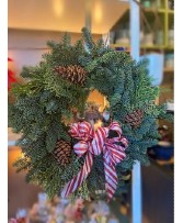 Fresh Evergreen & Pine Cone Wreath Wreath