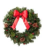 Fresh Evergreen Wreath 