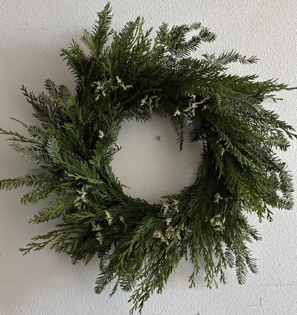 Fresh Evergreen Wreath 