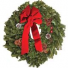 Fresh Evergreen Wreath Arrangement