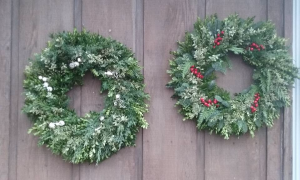 Fresh Evergreen Wreathes in Valley City, OH | HILL HAVEN FLORIST & GREENHOUSE Fresh Evergreen Wreathes in Valley City, OH | HILL HAVEN FLORIST & GREENHOUSE
