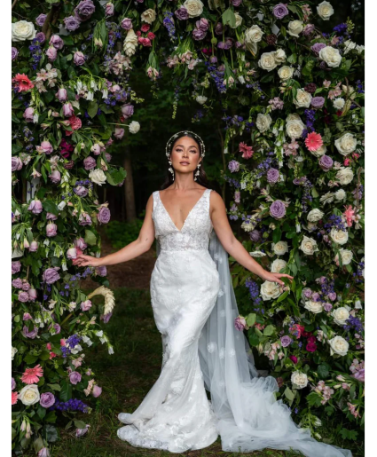 Fresh Floral Arch for Wedding  