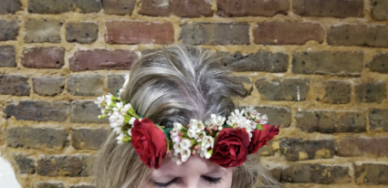 fresh floral crown