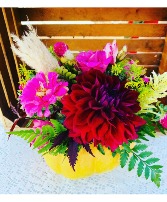 Fresh Flower and Pumpkin Designers Choice   