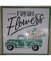 Fresh Flowers Wall Decor 