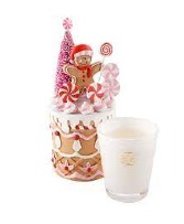 Gingerbread Candle with Gift Box 