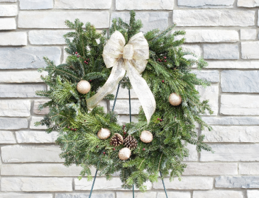 Fresh Evergreen Holiday Wreath in Port Huron, MI | CHRISTOPHER'S FLOWERS Fresh Evergreen Holiday Wreath in Port Huron, MI | CHRISTOPHER'S FLOWERS