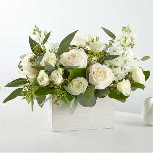 Fresh Linen Box Bouquet 