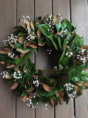 Fresh Magnolia Wreath