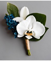 Fresh Orchid Boutonnniere  