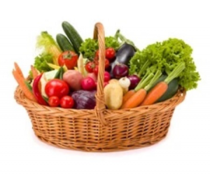 Get Well - Fresh Produce - Veggie Basket 