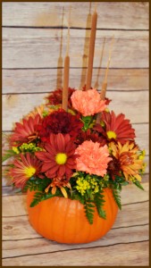 Fresh Pumpkin Arrangement
