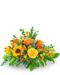 Fresh Thyme Centerpiece Flower Arrangement