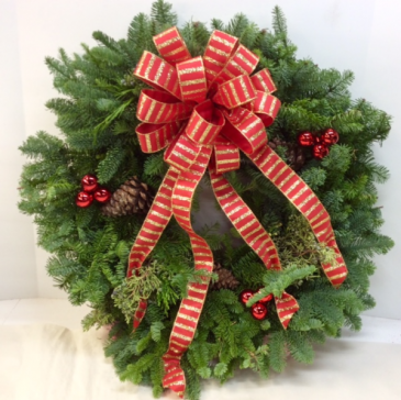 Fresh Winter Wreath in Troy, MI | DELLA'S MAPLE LANE FLORIST Fresh Winter Wreath in Troy, MI | DELLA'S MAPLE LANE FLORIST
