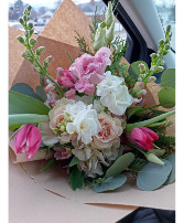 Fresh Wrapped Flower Bouquet Subscription Fresh Wrapped flowers 