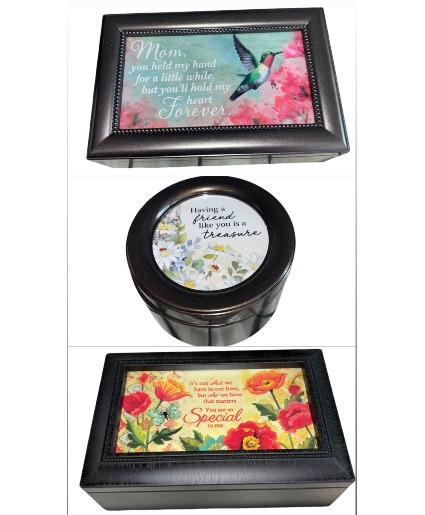 Friend and Family Musical Keepsake Boxes