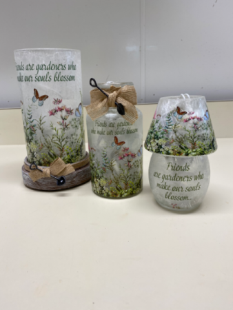 “Friends are Gardeners” light Lighted