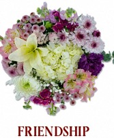 Friendship  Wrapped Bouquet or Vase Arrangement 