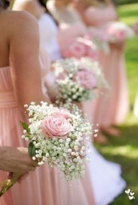 Frilly & Sweet Bridesmaid  Bouquets