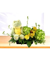 Frog on a Log Tray Centerpiece