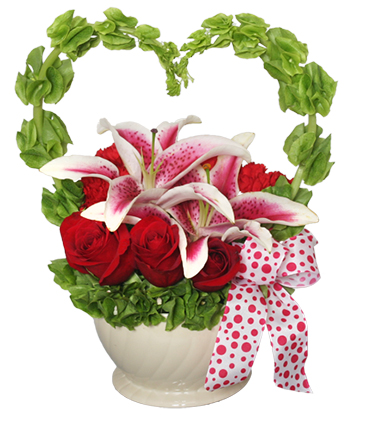 FROM MY HEART Valentine Arrangement in Monticello, IN | The Enchanted Garden Flowers & Gifts