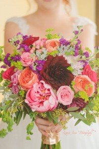 Wedding Flowers From Anderson Florist Your Local Tillamook Or From The Garden Bridal Bouquet Hand Tied