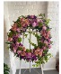 From the garden wreath Easel stand