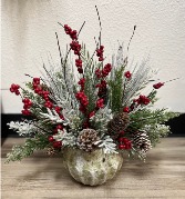 Frosted Berry Delight Silk Arrangement