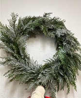 Frosted Christmas Wreath