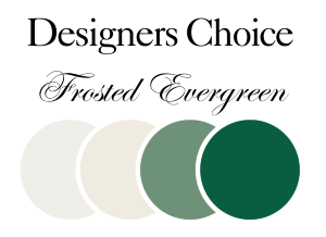 Frosted Evergreen Designers Choice Fresh Arrangement 