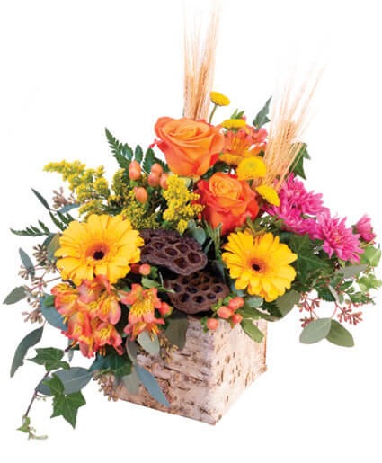 ENCHANTING HARVEST FLORAL ARRANGEMENT 
