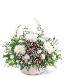 Frosted Oasis Flower Arrangement