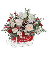 Frosted Sleigh Bouquet 