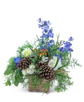 Frosted Winterberry Flower Arrangement